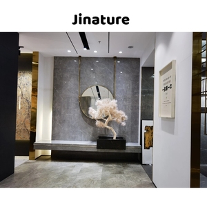 대형 슬랩 포세린 타일 인기 디자인 대리석 느낌 신터드 스톤 슬랩 고광택 벽 바닥용 - Product Image 5