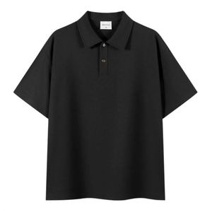 Design Custom Logo Design Work Team Sports Plain Knitted Fabric Solid Men's Cotton Short Sleeve for Polo Shirt - Product Image 2