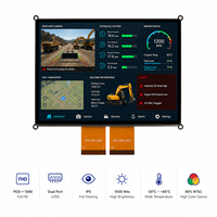 Módulo de Pantalla LCD TFT IPS TMK TG121XG007A0 de 12.1 Pulgadas, 1024*768, Retroiluminación LED de Borde con 20 Pines LVDS, 60Hz, 1000 Nits, Visible Bajo la Luz Solar
