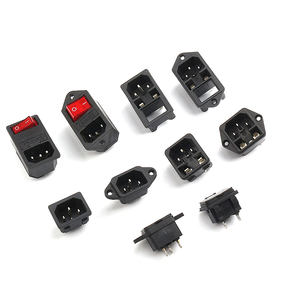 Розетка переменного тока AC-14-F1 для монтажа на панель, шасси, IEC 3P, IP14/IP15, сертифицирована CE, 10А, 16А, 250В переменного тока - Product Image 5