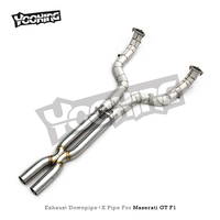 Tuyaux d'échappement en acier inoxydable OEM pour Maserati Gran Turismo GT 4.2L 4.7L 2008-2023, collecteur avec bouclier thermique et tube intermédiaire X