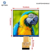 Modul Layar Persegi LCD TFT IPS 3,79 Inci 360*360 AXS15231B Layar Panel Antarmuka MCU SPI