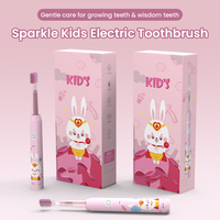Cepillo de Dientes Eléctrico Recargable para Niños con Luz LED, Cepillo de Dientes Eléctrico con Logotipo Personalizado