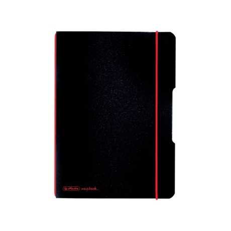 Herlitz Flex A6 PP Plastic Sheets Black Color