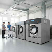 Lavadora-Extractora Industrial Automática de 70 kg, Equipo de Lavandería Comercial de Alta Resistencia para Hoteles y Hospitales