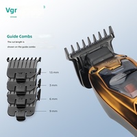 VGR668T – Nouvelle tondeuse rechargeable haut de gamme pour salon professionnel, affichage numérique, haute vitesse 8 000-11 000 tr/min