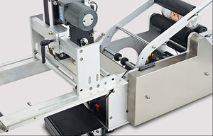 Neues Produkt Halbautomat ische Flaschen etikett ier maschine für Rollen etiketten - Product Image 6