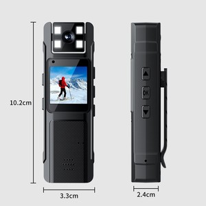 Back Clip <b>Camera</b> 10.2cm x 3.3cm x 2.4cm With Built-In Mic <b>For</b> Cycling Meeting Recording Video Recorder - Product Image 1