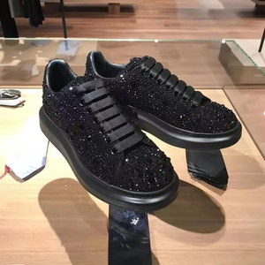 Top-quality luxury brand diamond-studded casual <b>shoes</b>, black thick-soled anti-slip walking <b>shoes</b>, for both men and women - Product Image 6
