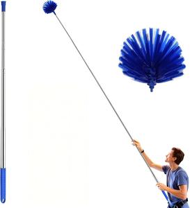 <span class=keywords><strong>Balai</strong></span> à longues poils réglables et brosse d'angle pour le nettoyage des plafonds en toile d'araignée, usage domestique - Product Image 1