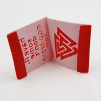 Nouveau design d'étiquette professionnelle avec logo personnalisé Étiquettes Vetement personnalisées Étiquettes tissées personnalisées bon marché