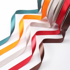 Cintas de Grosgrain Personalizadas de Doble Cara, Recicladas, de Poliéster/Algodón, con Purpurina Impresa, Color Sólido, para Envolver Regalos, 25 mm x 45 m - Product Image 6