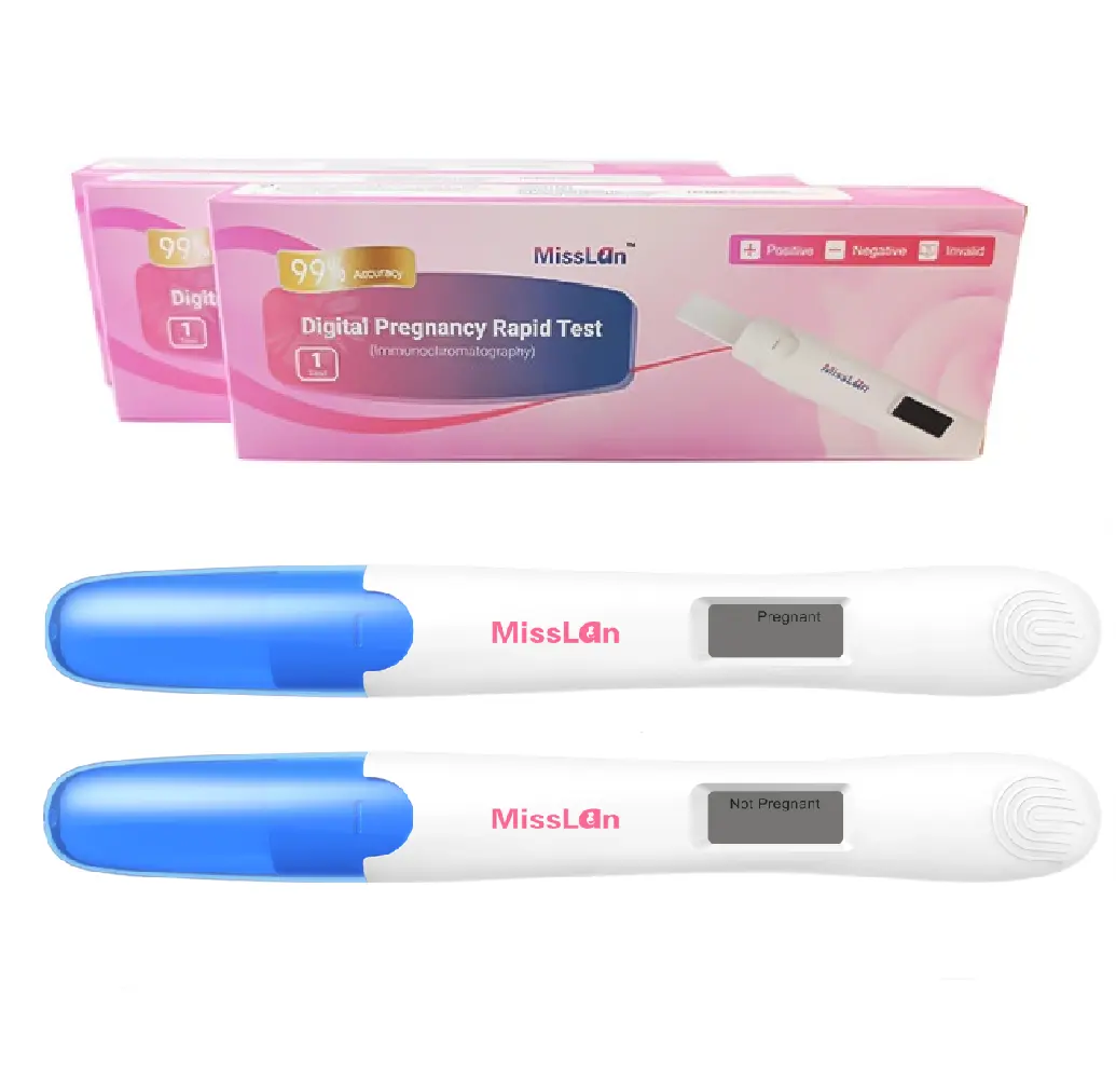 510K and CE China-pregnancy-Test-Midstream สำหรับตรวจครรภ์ปัสสาวะ HCG