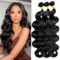 Extensions de cheveux indiens bouclés 100 % vierges doublement étirés pour femmes - Lot de tissage de cheveux naturels bruts de haute qualité