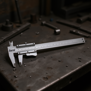 Pied à coulisse Fervi Satin 150 mm, outil de mesure de précision pour le travail des métaux - Product Image 3