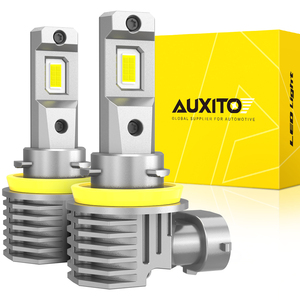 AUXITO H11 H8 H9 <span class=keywords><strong>LED</strong></span>-Scheinwerfer-Kit Abblendlicht lampe Super Bright 6000K Weiß 2er-Pack