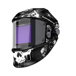 ARCCAPTAIN Masque de soudage à vision large à assombrissement automatique, alimentation solaire, 4 capteurs pour la découpe 10400105710 - Product Image 1