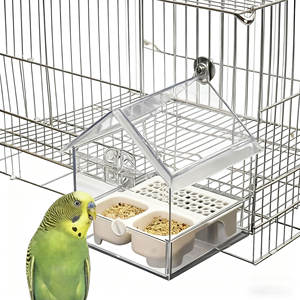 Высококачественная прозрачная кормушка для крыши с видимой птицей с легко очищенным выдвижным ящиком-акриловая кормушка для крыши - Product Image 2