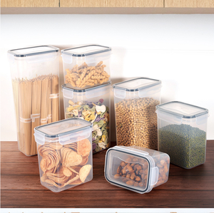 Boîtes de rangement de garde-manger sans BPA, bidons hermétiques en plastique sec pour cuisine <span class=keywords><strong>14</strong></span> paquets de récipients de stockage des aliments - Product Image 4