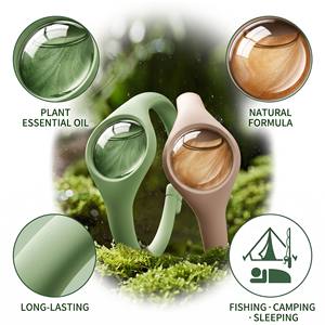Bracelet anti-moustiques en silicone avec noyau liquide, efficace contre différentes piqûres, pour activités de plein air, pêche et camping - Product Image 2