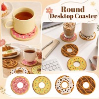 Sous-verres absorbants modernes en boue de diatomée, résistants à la chaleur, réutilisables, épaisseur 9 mm, couleur personnalisable, durables, pour bar et bureau