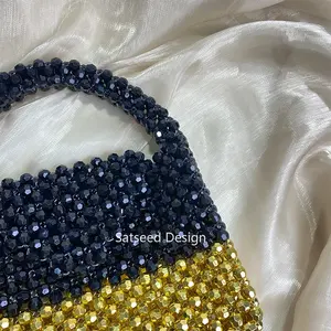 Tendance personnalisée <span class=keywords><strong>noir</strong></span> or mode perlé sacs femmes sac à main Banquet fête sac sacs à main été 2025 <span class=keywords><strong>Tot</strong></span> sacs pour femmes concepteur - Product Image 3