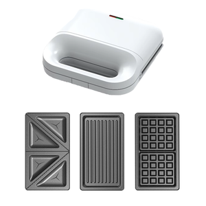 Grille-pain petit-déjeuner électrique et au <span class=keywords><strong>gaz</strong></span> 3 en 1 Gril à <span class=keywords><strong>panini</strong></span> et machine à sandwich à hot-dog avec plaques à gaufres Prix bas - Product Image 3