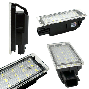 Lampes de plaque d'immatriculation Led pour Renault Clio MK3 MK4 Espace MK5 <span class=keywords><strong>Megane</strong></span> MK2 MK3 MK4 CC - Product Image 5