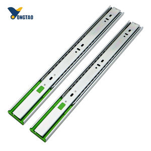 <span class=keywords><strong>Riel</strong></span> Telescópico de 45 mm Yongtao, <span class=keywords><strong>Riel</strong></span> de 3 Pliegues, Sistema de Apertura por Presión, Rodamiento de Bolas, Cierre Suave para Cajones de Cocina - Product Image 2