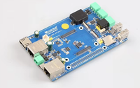 Carte de développement Mcuzone BCM2712 Raspberry Pi CM4-UART CAN 64 bits PCIe haute vitesse avec double carte réseau RS485 et carte d'extension 4G LTE