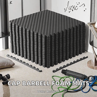 Matras Olahraga EVA Foam Interlocking Anti Air Anti Selip Puzzle Matras Lantai Peredam Suara untuk Rumah, Gym, dan Fitness