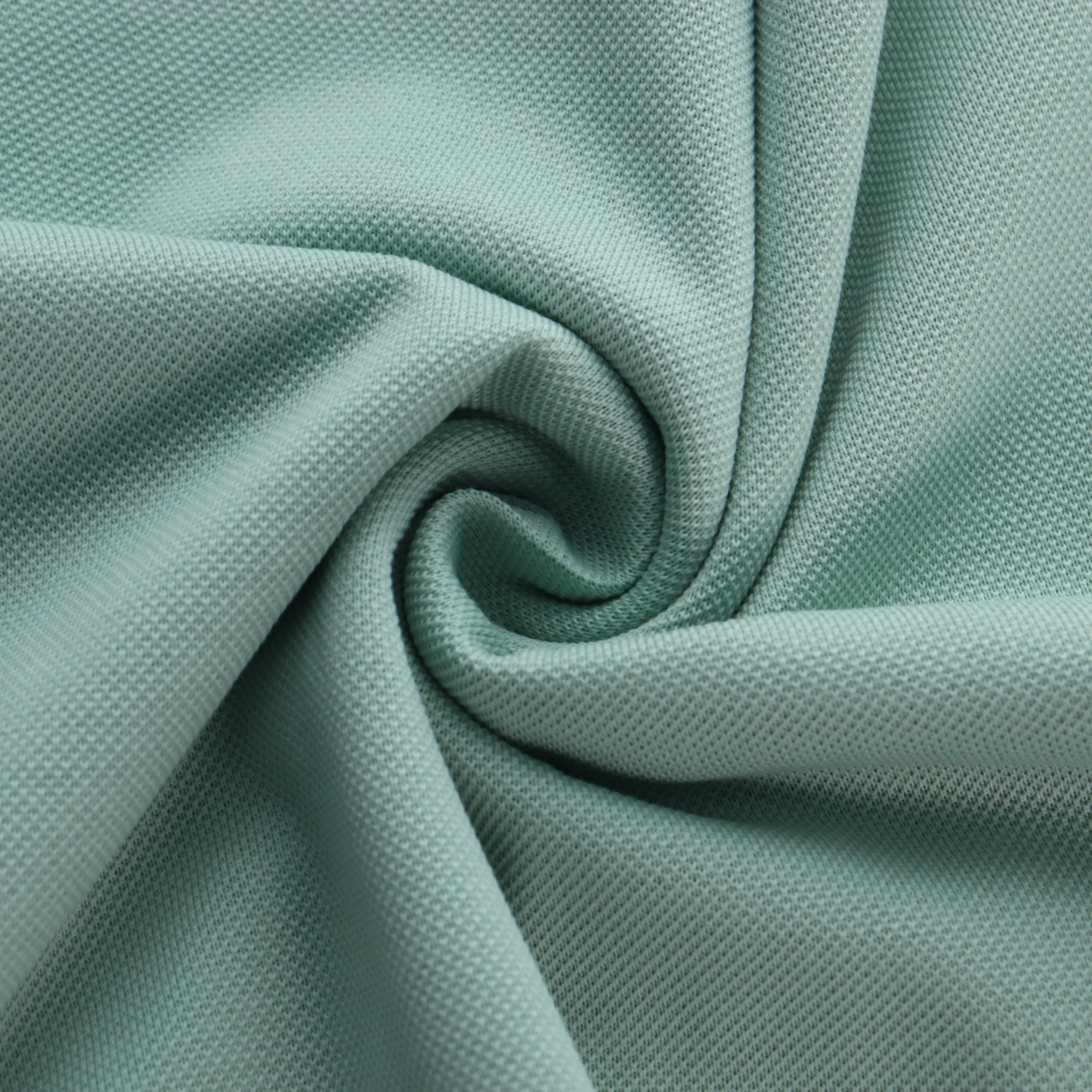 Высококачественная сетчатая ткань для рубашек-поло из чесаного хлопка 32s/1, 13 цветов