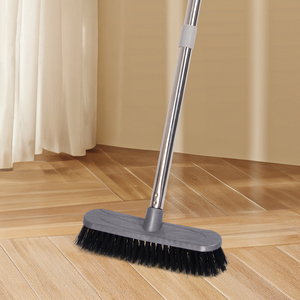 Escoba <span class=keywords><strong>de</strong></span> Limpieza Duradera con Cerdas <span class=keywords><strong>de</strong></span> PP y Goma, Palo Reforzado <span class=keywords><strong>de</strong></span> Acero Inoxidable, Desmontable, 115 cm, Herramienta <span class=keywords><strong>para</strong></span> Barrer - Product Image 1