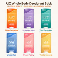 Déodorant stick probiotique naturel sans aluminium longue durée 72H pour les aisselles et l'élimination des odeurs corporelles quotidiennes