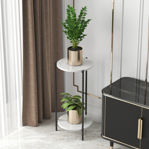 Support de <span class=keywords><strong>plante</strong></span> en marbre doré, décoration de maison moderne du milieu du siècle, support de Pot de fleur d'intérieur en <span class=keywords><strong>fer</strong></span> forgé, support de <span class=keywords><strong>plante</strong></span> en métal - Product Image 5