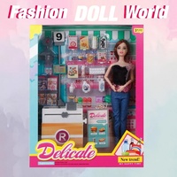 Jouets pour enfants KSF, poupée pour fille, puzzle éducatif, jeu de simulation, cuisine, ensemble de jouets avec poupée de beauté de 11,5 pouces pour enfants