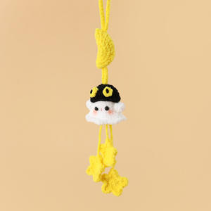 Springlit nouvelle célébrité mignon petit fantôme Animal mousqueton suspendu citrouille série écologique à la main créatif Crochet Textile - Product Image 2