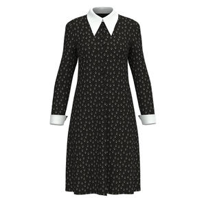 Nuovo abito di Halloween Addams per la famiglia da mercoledì per le ragazze per le esibizioni di parrucche in Costume Cosplay per bambini - Product Image 5