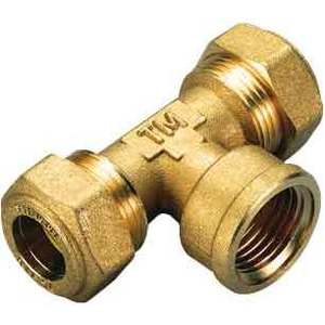 Raccord en T femelle avec joint torique jaune 14x1/2 pour outil de tournage - Product Image 3