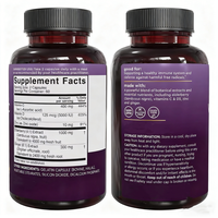 Complément alimentaire pour renforcer le système immunitaire, marque privée d'usine OEM, extrait de sureau noir, capsules de vitamine Sambucus