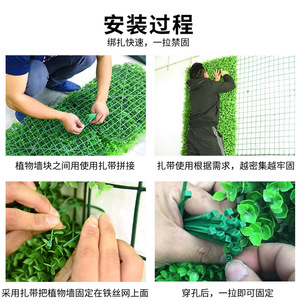 YSARTS สายรัดเคเบิลสีเขียว 100 ชิ้น 12 นิ้ว PVC สำหรับจัดระเบียบสายไฟและตกแต่งบ้าน - Product Image 5
