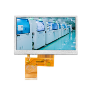 Layar LCD TFT 4.3 inci 480x272 24bit Antarmuka RGB dengan 262k Warna, Driver IC ST7282, Panel Layar LCD, Dijual Murah