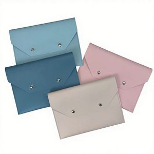 Organizador de Juegos Estilo Preppy del Sur, Estuche de Cuero Sintético para Cartas de Mahjong - Product Image 1
