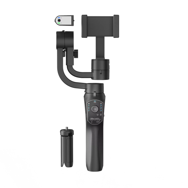 New F10pro Max 360 Degree AI Full Electrical AI Tracking 3 Axis Stabilizer Phone Tripod Stand Gimble for Phone Stabilizer