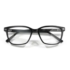 G3060ขายส่งที่กำหนดเองกรอบแว่นตาคลาสสิกสแควร์อะซิเตตแว่นตากรอบแสงสำหรับผู้ชายและผู้หญิง