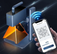Vente flash - Graveur laser Sparrow H3 - Petit graveur laser pour bois, acrylique et plastique - Haute précision - Contrôle par application - Connexion Bluetooth