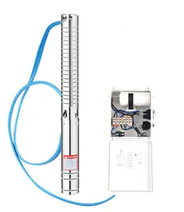 Qqpump 4sp14/25 304ss áp lực cao ba giai đoạn bơm chìm dọc Bơm giếng sâu bơm 10HP - Product Image 4