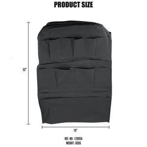 Organisateur de dossier de siège de voiture robuste avec poches de rangement et distributeurs de sacs Sac multifonctionnel portable durable - Product Image 2