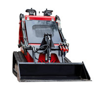 Mini-chargeuse sur chenilles HIGHTOP HT-382T à pneus en caoutchouc pour travaux forestiers et de terrassement