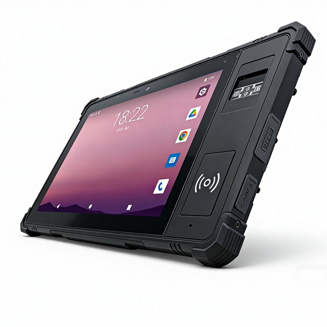 Rugged Industrial Tablet PC 8" Capacitive Screen Android 12 with Shockproof Design Waterproof Business Use USB Type-C Charging